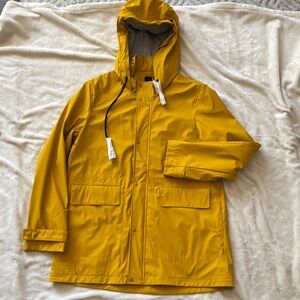 Truth Men’s Yellow Hooded Rain Jacket-size S (BNWT)